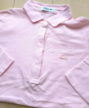 LACOSTE 핑크 피케 셔츠