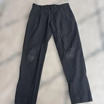 ZARA 자라 남성용 다크 그레이 슬랙스 팬츠 캐주얼 팬츠