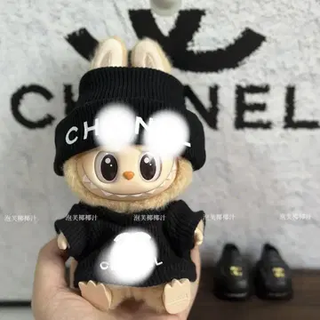 labubu 라부부 옷 갈아입기 의류 C 2개 세트 블랙