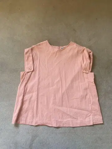 띠어리 럭스 2024 SS 린넨 혼방 워셔블 블라우스