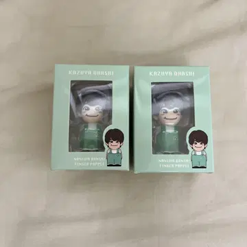 나니와 단시 오하시 카즈야 손가락 인형 2개 세트