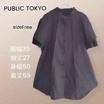 PUBLIC TOKYO 반팔 튜닉 프리 사이즈