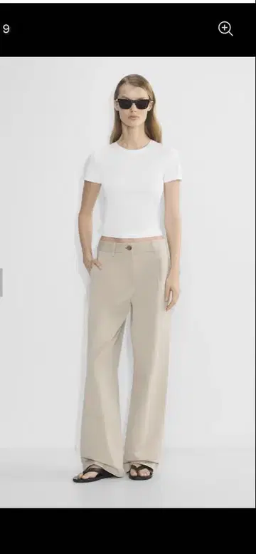 Aritzia 치노 High rise Wide Pleated Pant