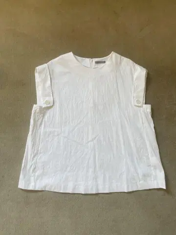 띠어리 럭스 2024 SS 린넨 혼방 워셔블 블라우스