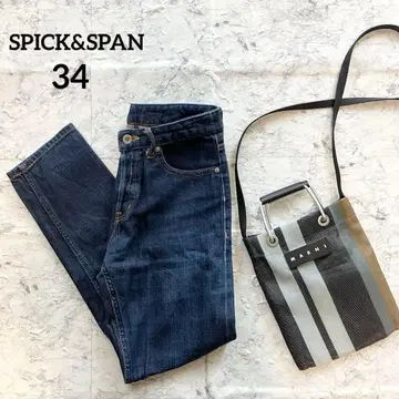 스픽 앤 스팬 BLUE SPICK&SPAN 테이퍼드 데님 34