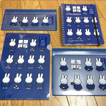 미피 전 롤반 캐러멜 지퍼 케이스 클리어 파일 4종