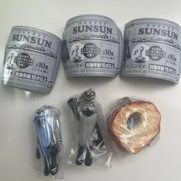 퍼펫 스슨 꼬집어 연결하는 횻코 마스코트 3세트