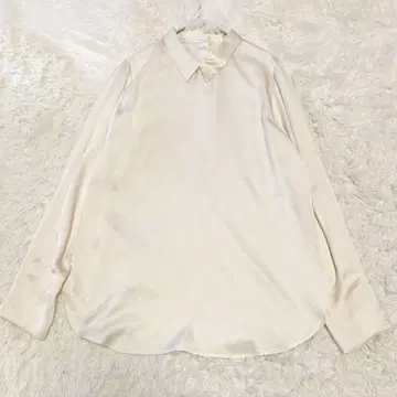 IENA 이에나 새틴 미니 칼라 블라우스 긴팔 상의