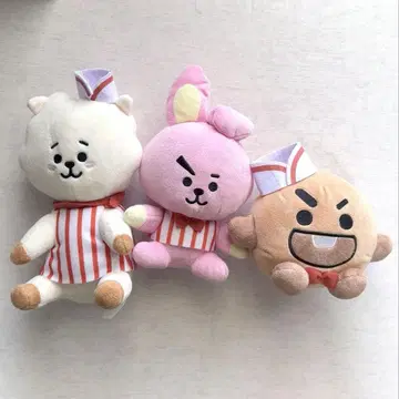 BTS BT21 봉제 인형 마스코트 세트 묶음 판매 제일복권