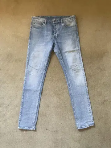Ksubi 스키니 데님 32 라이트 블루