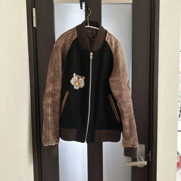 Schott 가죽 블루종