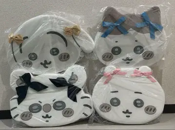 (2) 치이카와 (먼작귀) 저반발 쿠션 리본 전 4종 세트