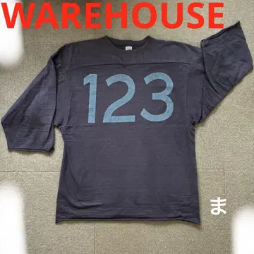 WAREHOUSE x BEAMS BOY 별주 넘버링 풋볼 T셔츠