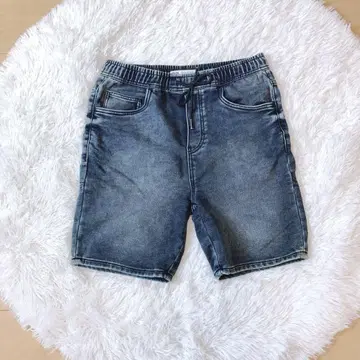 ZARA 자라 새상품급 남성용 하프 팬츠 반바지 데님 스타일리쉬 바다 M
