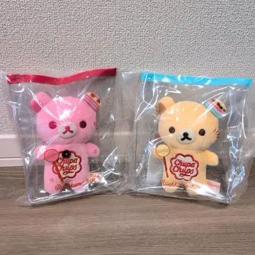리락쿠마 x 츄파춥스 봉제인형 2개 세트 로프트 한정