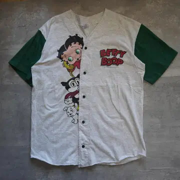 90's Betty Boop 베티짱 베이스볼 셔츠 유니폼