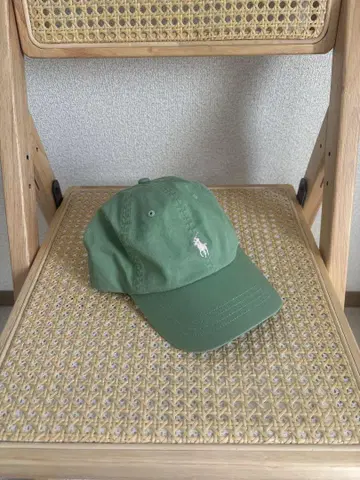 POLO 그린 컬러 캡