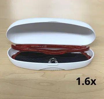 미사용 새상품 하즈키 루페 컴팩트 1.6x 루비