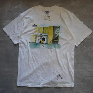 The Far Side 티셔츠 GILDAN 화이트 L 사이즈 데드스탁
