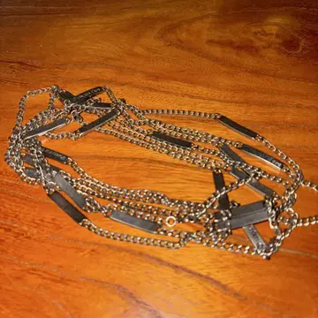 파트리치아 페페 초 슈퍼 롱 체인 목걸이