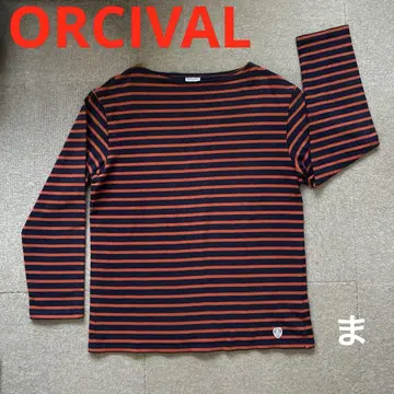 ORCIVAL 오치발 긴팔 티셔츠 롱T 사이즈 5 심플 스트라이프