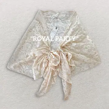 "ROYAL PARTY" 미사용 레이스 볼레로 파티 숄 결혼식