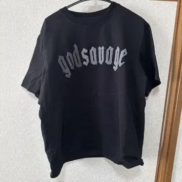 god savage 로고 티셔츠 블랙 OG LOGO TEE 검정