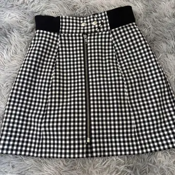 snidel 깅엄 체크 미니 스커트 스카숏팬츠