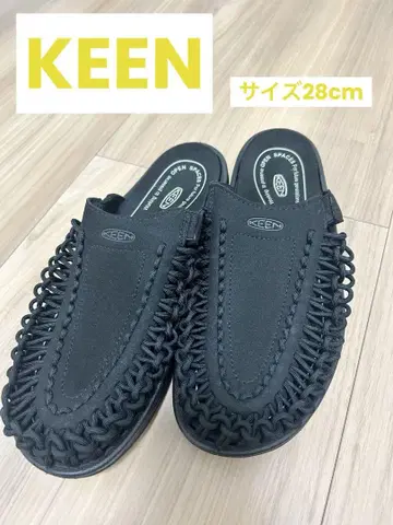 KEEN 블랙 오픈 백 샌들