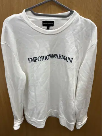 EMPORIO ARMANI 화이트 트레이닝복 S