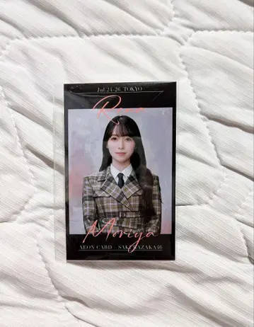 사쿠라자카46 모리야 레이나 이온 카드 폴라로이드풍 포토 카드 도쿄돔