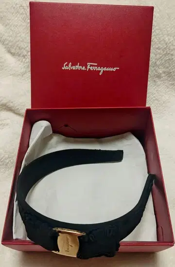 Salvatore Ferragamo 리본 머리띠 블랙