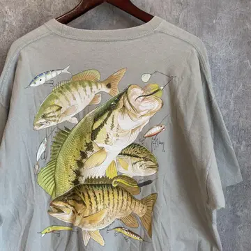 04년 Guy Harvey 배스 낚시 티셔츠 XXL