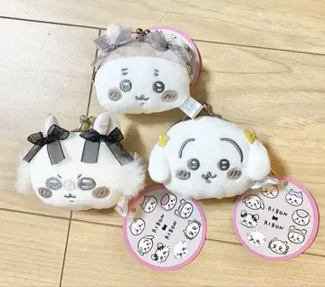 치이카와 미니 동전 지갑 ~리본~ 게짱 토끼 모몽가
