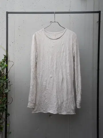 PRY 슈 Craft Fabric Layered L/S T-shirt