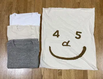 새상품 45R 3색 세트 티셔츠 (봉투 포함)