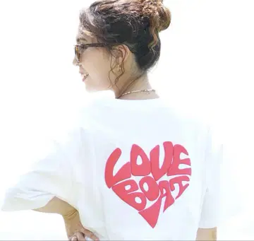 LOVEBOAT/러브보트 하트 로고 티셔츠