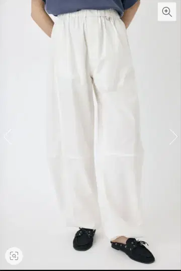 moussy CURVED LINE 이지 팬츠