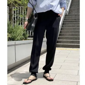 SCENTOF 트리아세 조거 팬츠 슬릿 블랙 AP STUDIO