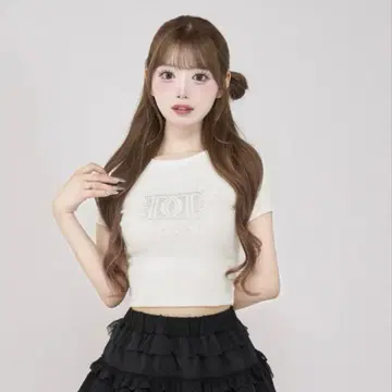 Darich 다리치 샤이니 DD 로고 컴팩트 티셔츠 화이트