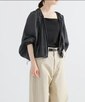 새상품 URBAN RESEARCH 시어 빈티지 새틴 블루종
