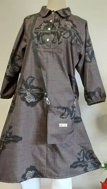 기모노 리메이크 혼바 오시마 명주 9마루키 원피스