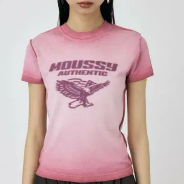 y2k 00s MOUSSY BLEEDING INK T shirt