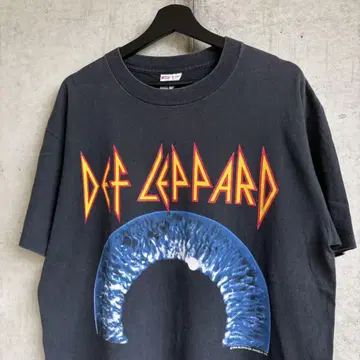레어 90s DEF LEPPARD 빈티지 T XL