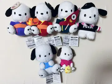 포차코 봉제 인형 6개 세트 산리오