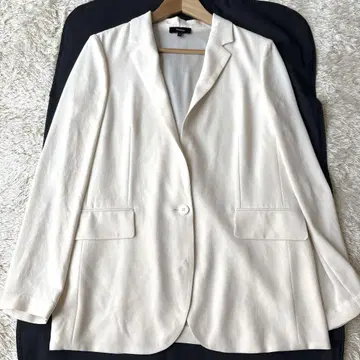 Theory 24SS 워셔블 보이프렌드 자켓 아이보리 0
