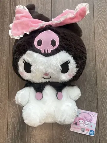 택 포함 새상품 쿠로미 봉제 인형