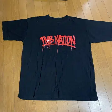PNB NATION 티셔츠 XL 사이즈 블랙 90s