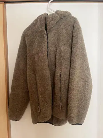 UNIQLO 유니클로 뽀글이 아우터 브라운