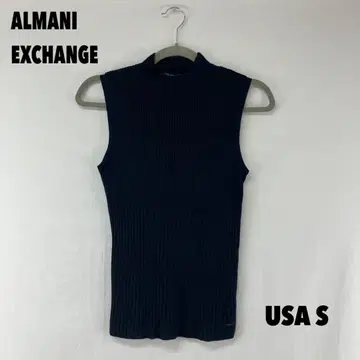 W0139S ALMANI EXCHANGE 슬리브리스 니트